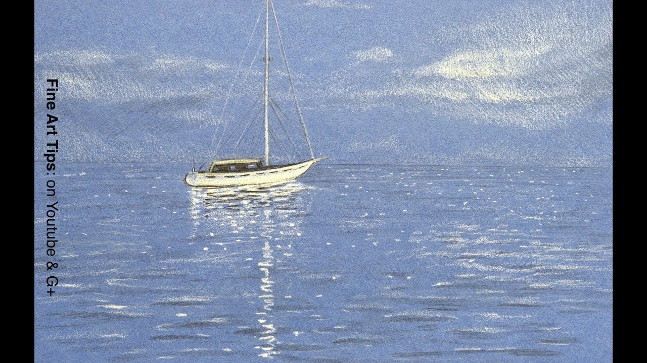⁣How to Get Inspired? Drawing of a Sailing Boat - Fine Art-Tips.