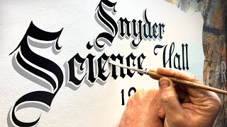 Sign Painting - I Recreated an Old Sign Painter’s Sign