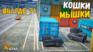 КОШКИ МЫШКИ НА СЛОМАННЫХ МАШИНАХ В GTA 5 RP BURTON !