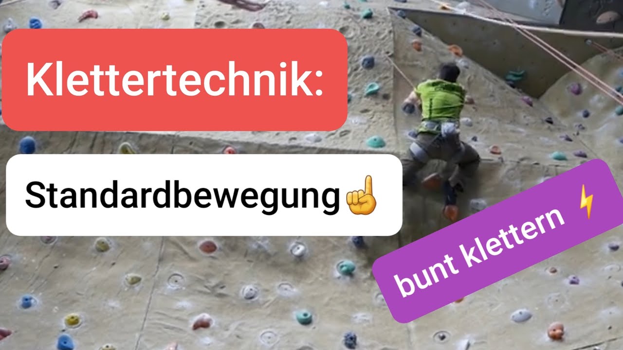 Klettertechnik - Bewegungsvorstellung verbessern 