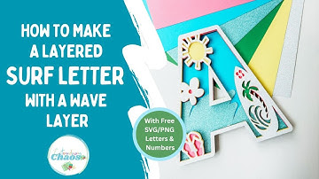 Create a Stunning Hawaiian Layered Alphabet in Cricut Design Space, Free SVG File and Tutorial