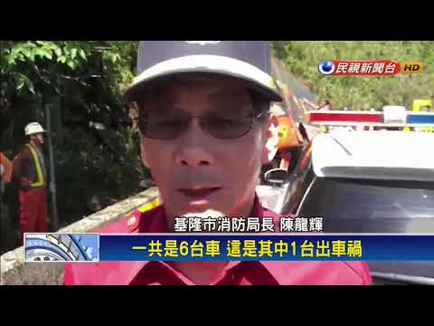遊覽車失控撞交流道山壁 29人受傷送醫－民視新聞