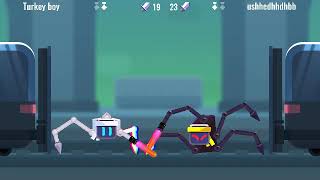 robot sword fight