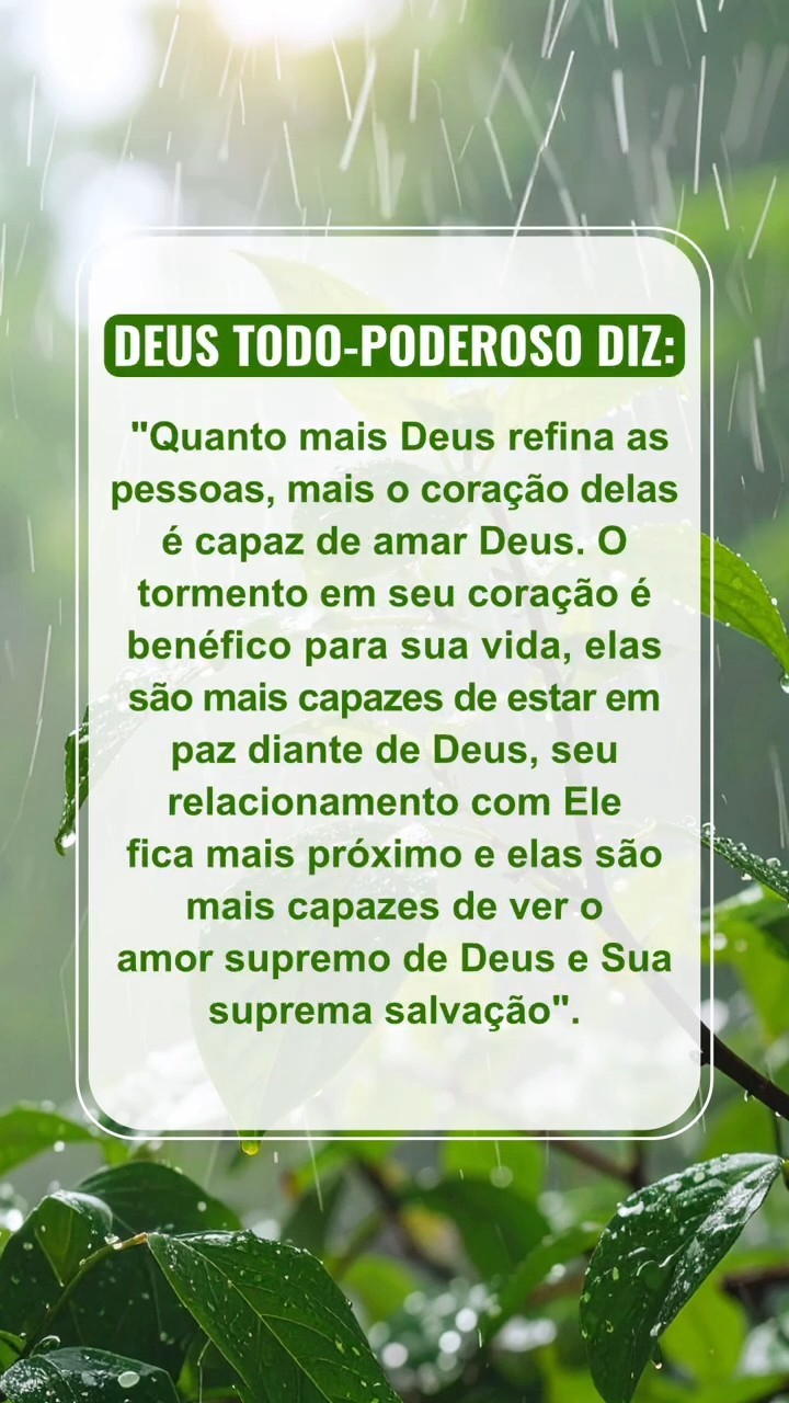 Acalme-se diante de Deus, leia Suas palavras