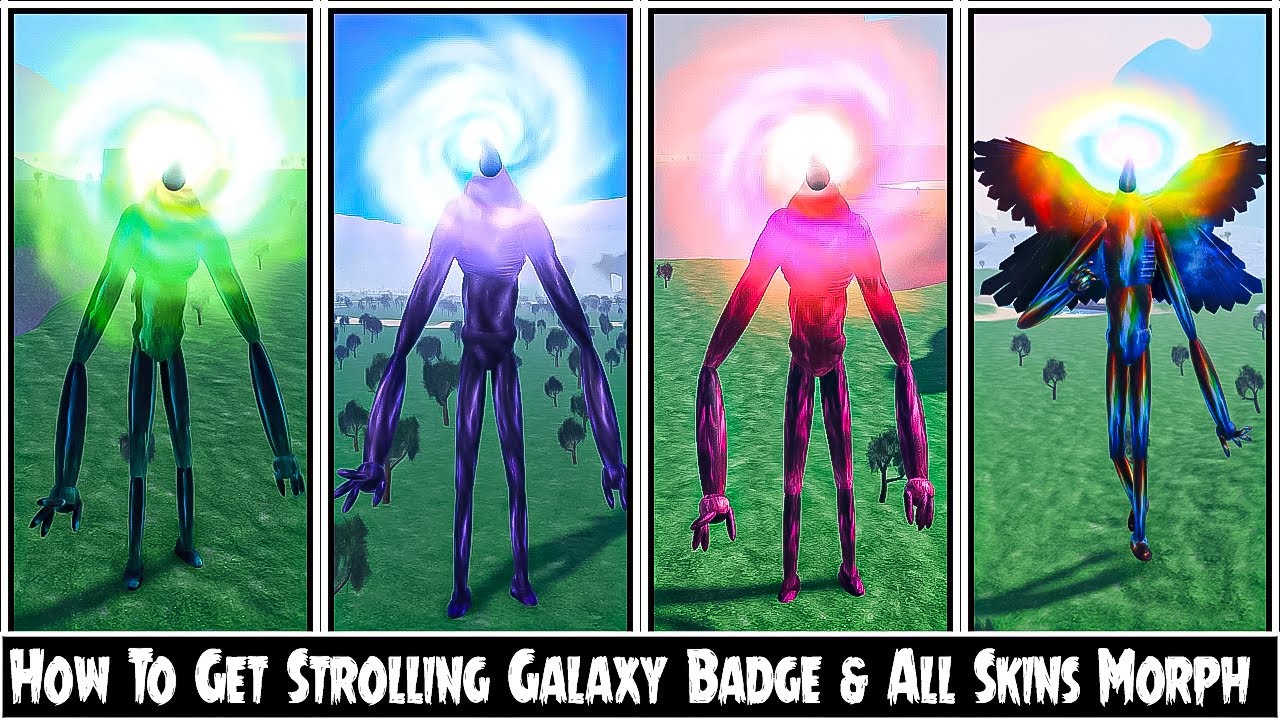 How To Get Strolling Galaxy Badge & All Skins Morph In Tiny Universe Roleplay [ New Update ] Roblox