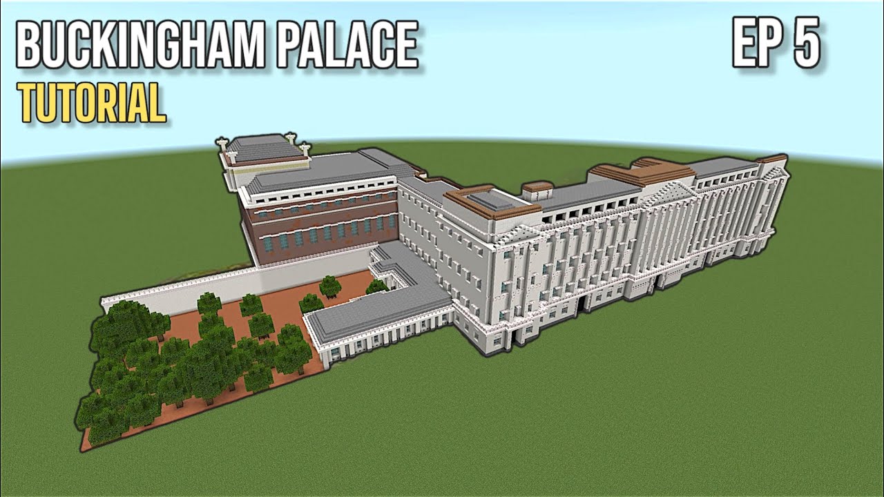 Minecraft Tutorial: How To Build Buckingham Palace |Ep 5| - YouTube