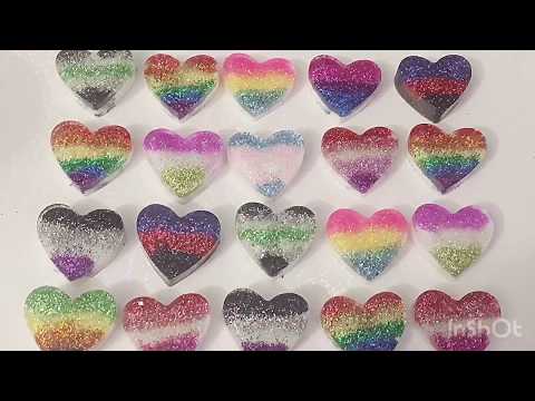 SRV: Demolding Mini Pride Hearts