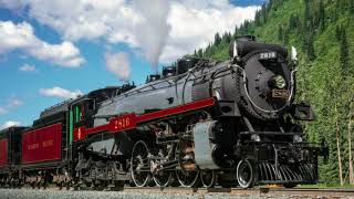Canadian Pacific no. 2816 The Empress CP 6 chime whistle and horn SFX