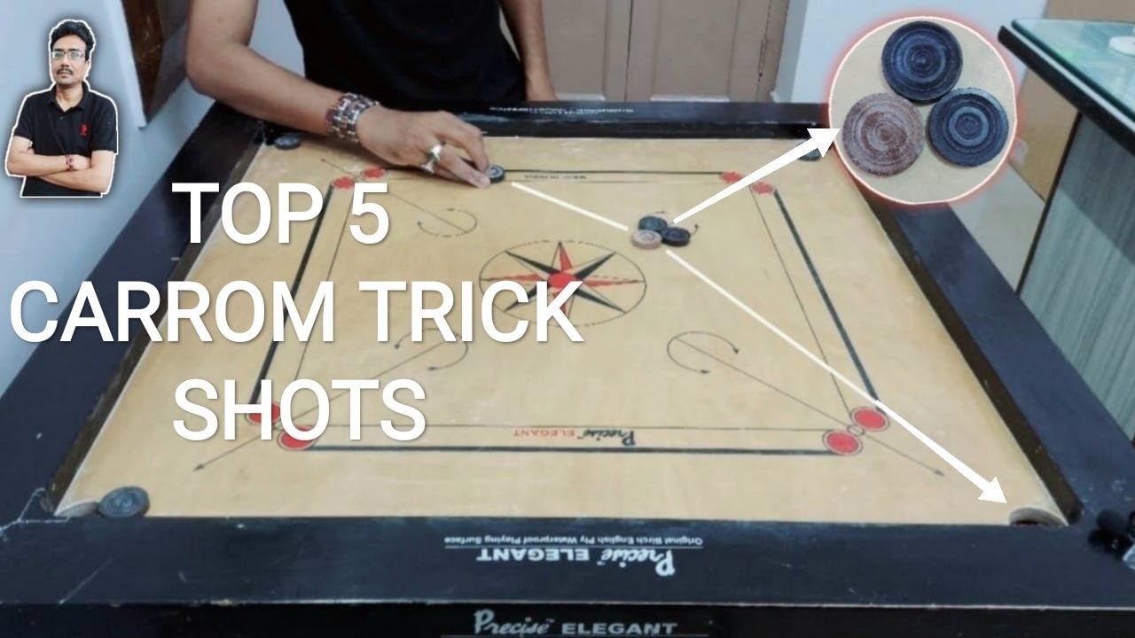Top 5 Carrom Trick Shots Carrom Shots for Beginners Classic Shots