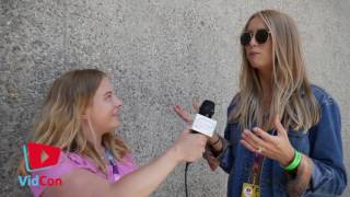 Charles Trippy and Allie Wesenberg Interview at Vidcon 2017: Day 1