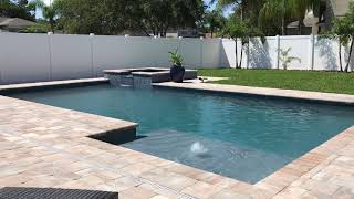 14’x28’ pool/spa combo