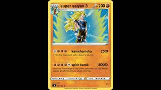 goku super saiyan 3 pokemon card this is op
