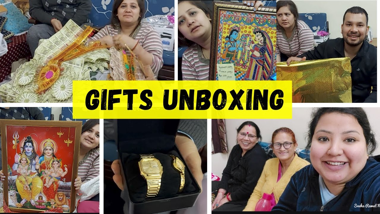 Finally Gifts ki Unboxing vlog आज देखेंगे Retirement Gifts में क्या