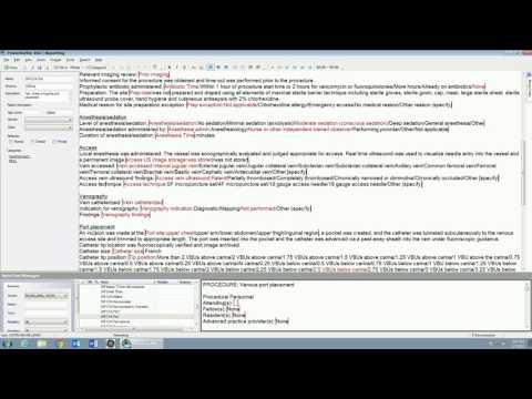 IR Registry: Standardized Reporting Tutorial