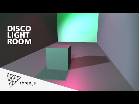 ThreeJS Disco Room Lighting Effects @jmc23id