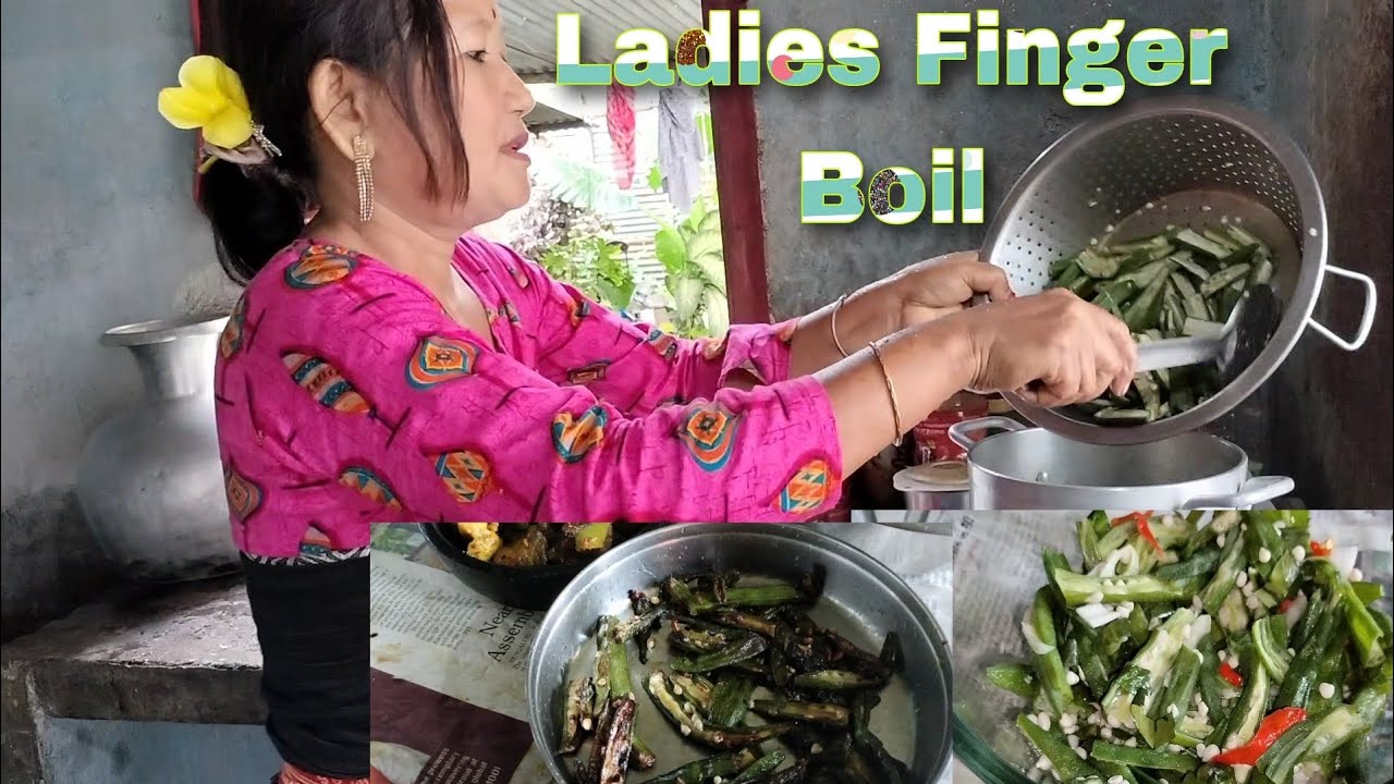 Ladies Finger Boil 🫕🥗And Fry💝🌷🙏 YouTube