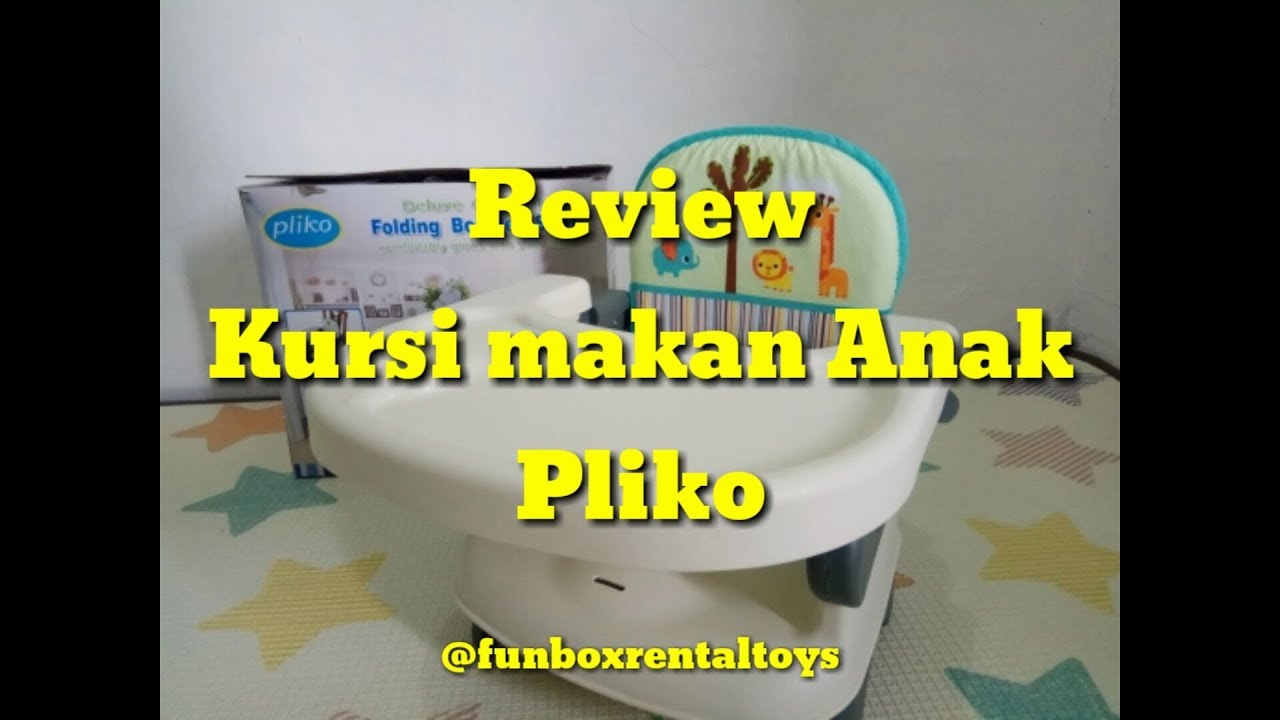 Review kursi  makan  anak Kursi  Pliko  YouTube