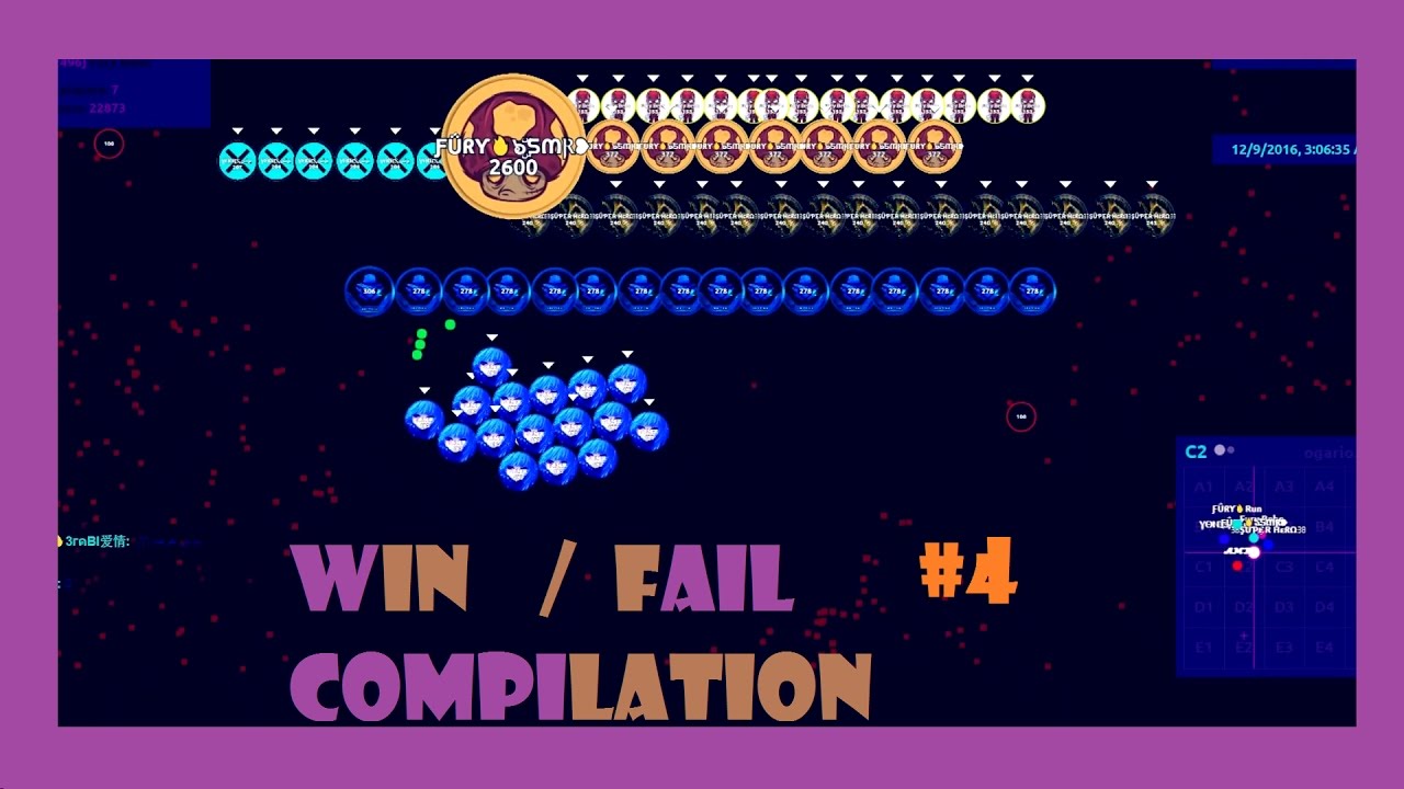 Agar.io // Win /Fail Compilation #4