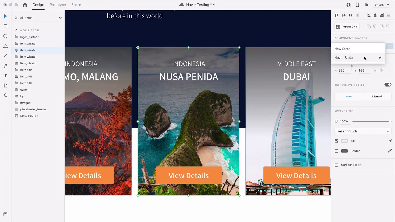 Component State Animation Fitur Terbaru Adobe XD YouTube