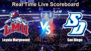 Loyola Marymount vs San Diego Live Score - USA National Collegiate Athletic Association