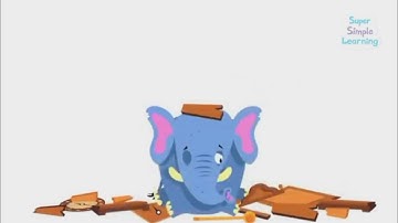 Elephant in dimensional mirror color inversion effects||hickory-dockory dock 