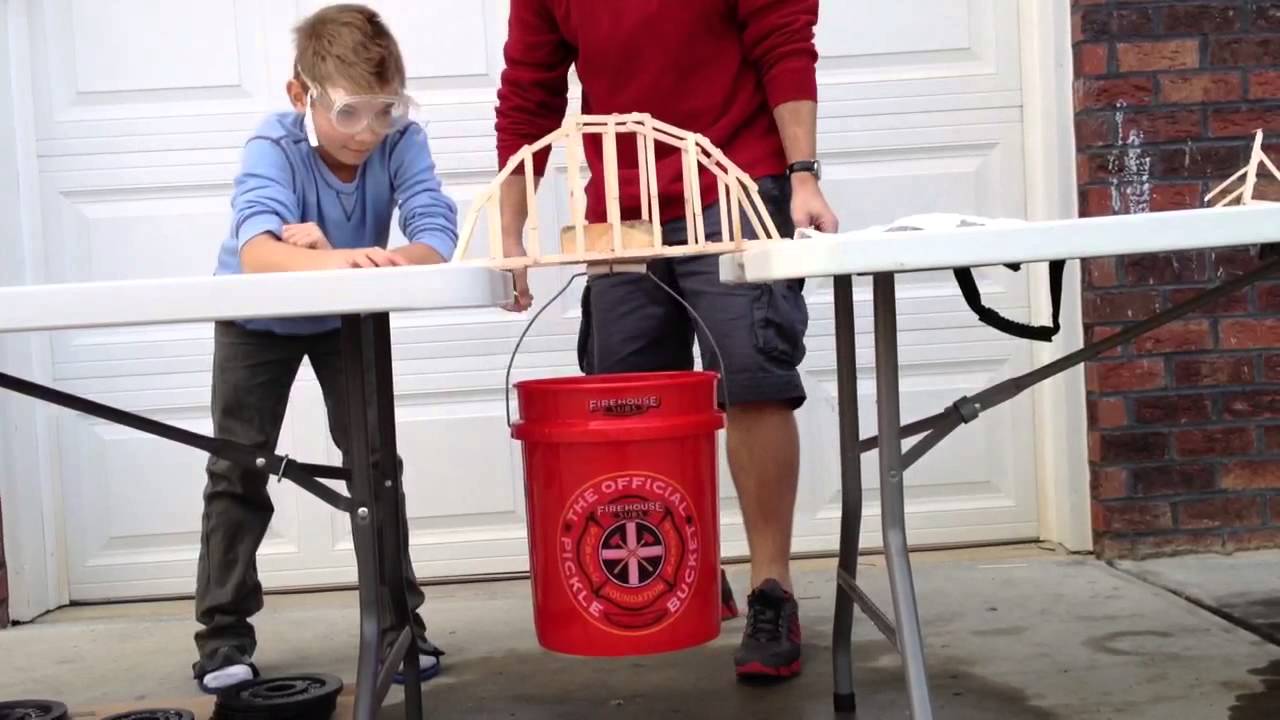 Popsicle Stick Arch Bridge Strength Capacity - YouTube