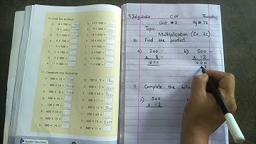 Lecture no 35| chp no 2| page no 72| multiplication| New Countdown Book 3| Oxford maths