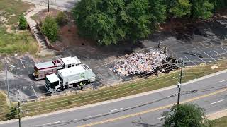 8/27/26 - Raleigh (NC) Fire - Wade Avenue - #2 of 2 - Drone Footage