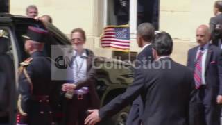 FRANCE:OBAMA LEAVES LEADER'S LUNCH