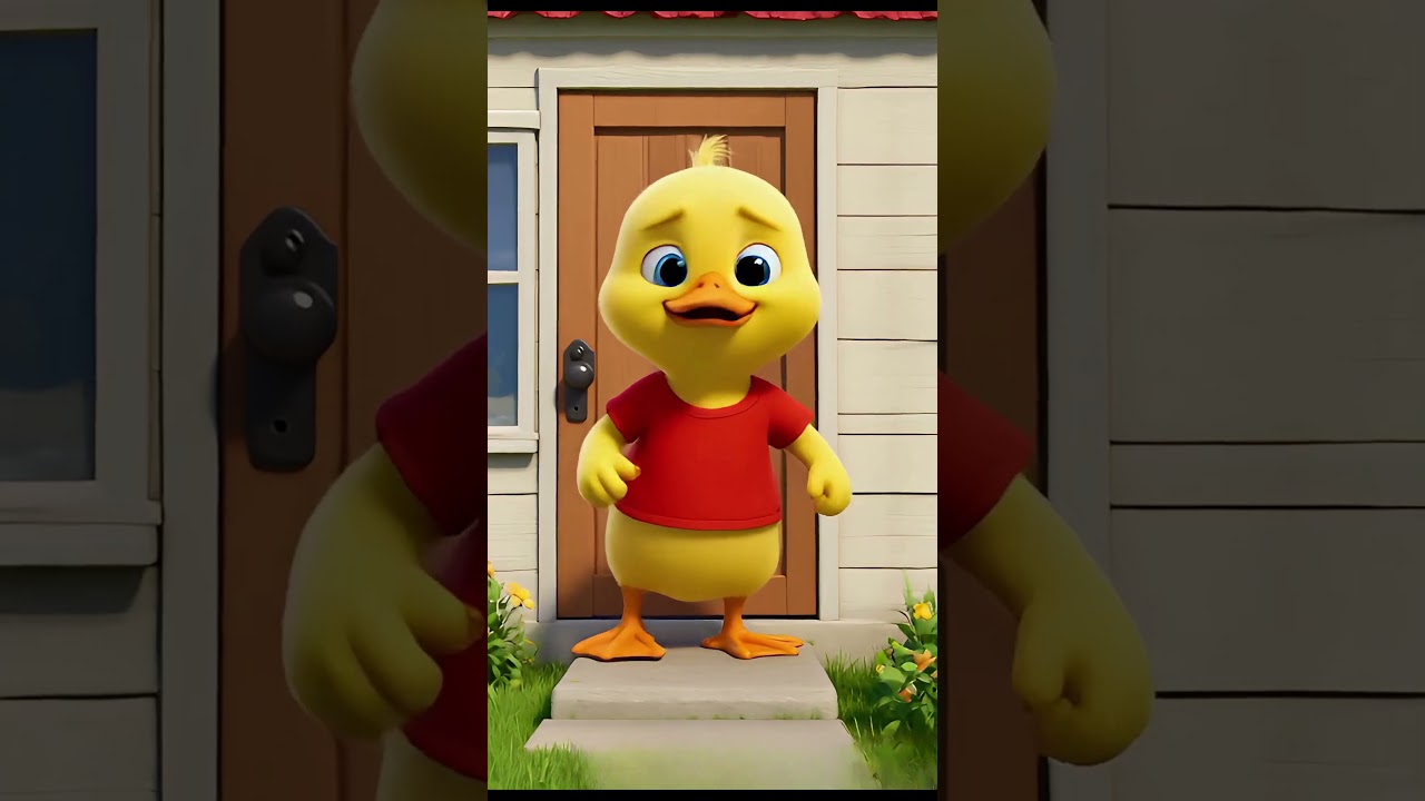 Cartoon Duck 🦆 Locks Itself Out! | The Hilarious Window Climb | Little Duck World