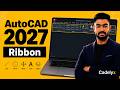 AutoCAD 2027 Ribbon Explained for Beginners | Interface Tutorial