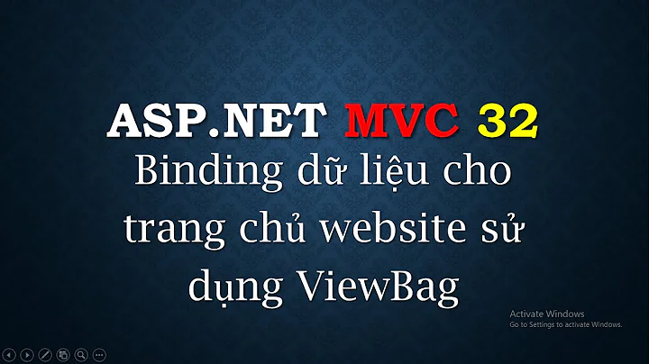 ASP.NET MVC - #32: Binding dữ liệu ra trang chủ sử dụng View Bag | Binding data to home page | TEDU