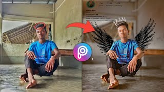 Angel photo editing kaise karen | PicsArt angel 😇 photo editing full tutorial 🔥 screenshot 3