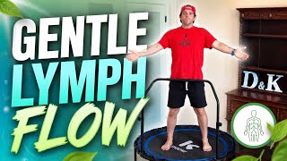 12-Min Rebounder Lymphatic Drainage Workout | Gentle Full Body Lymph Flow &amp; Detox Rebounding