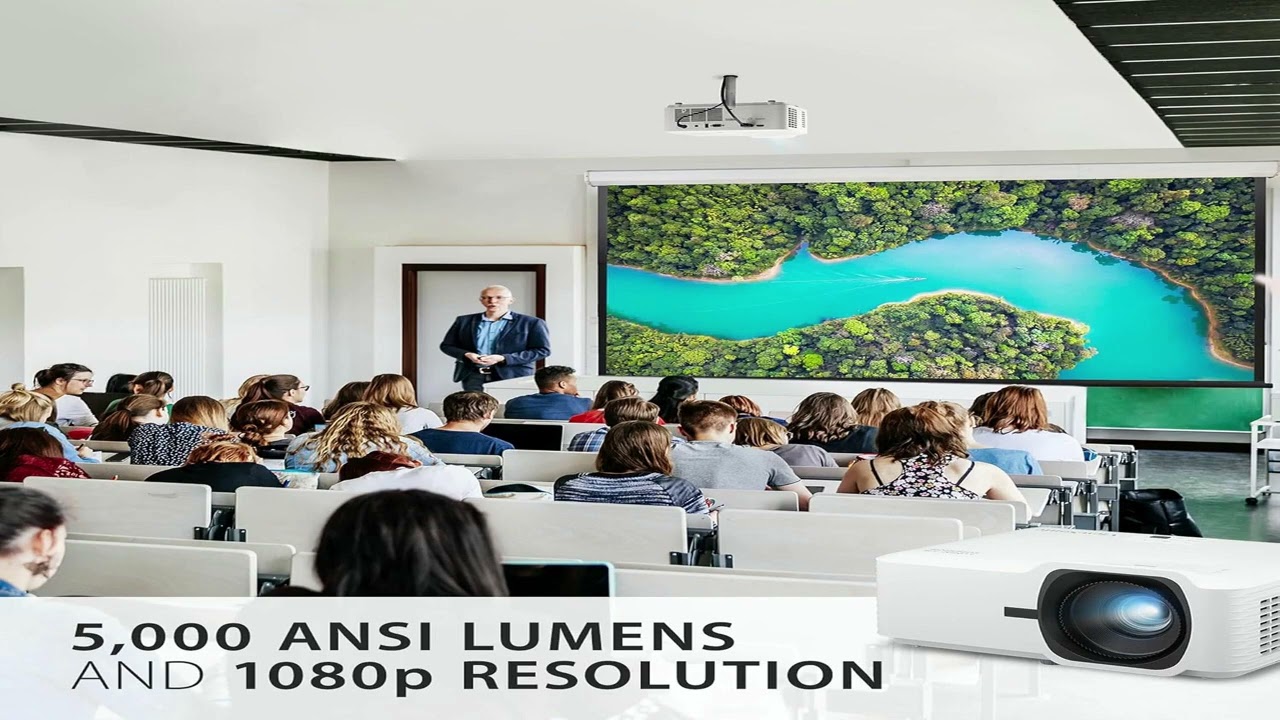 ViewSonic LS740HD Review | 5000 Lumens 1080p Laser Projector for Auditoriums & Classrooms