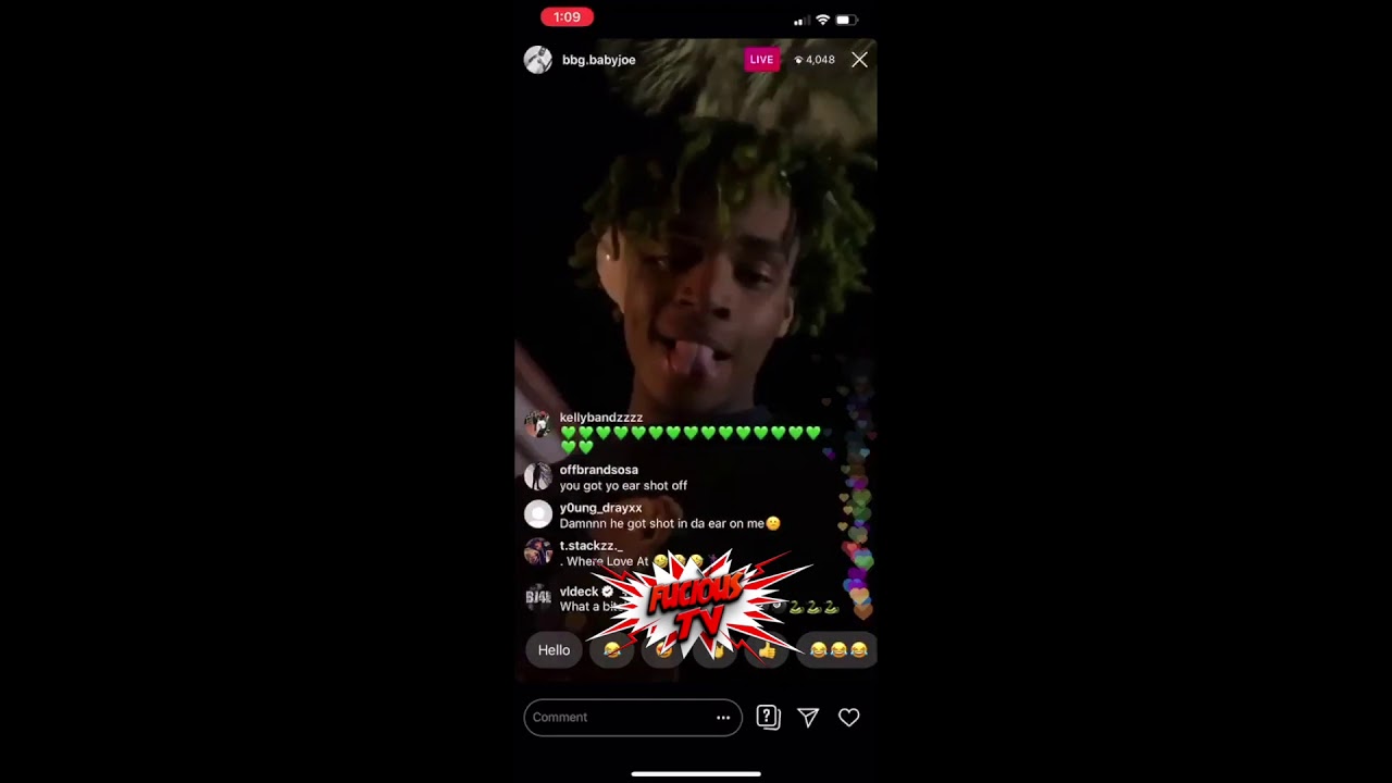 BBG Baby Joe Goes On Ig Live After Allegedly Getting Shot! Baby Joe: "Y'all Thought I Was Dead"!