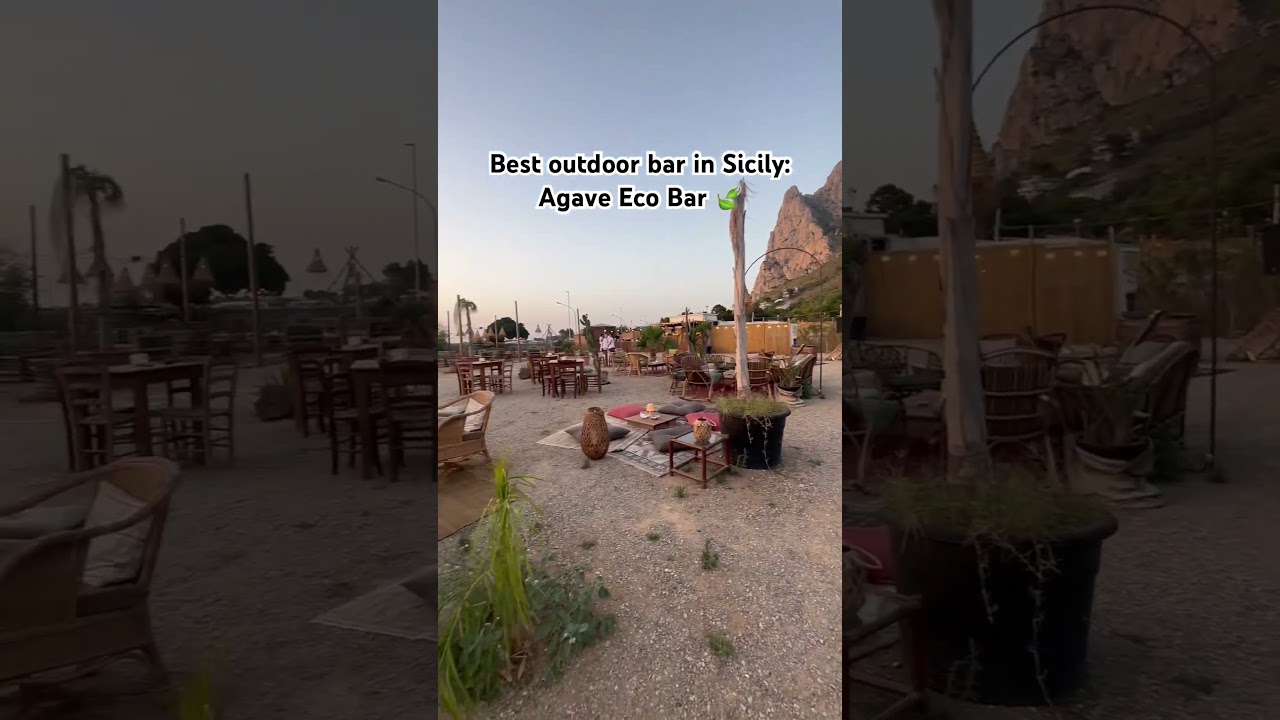 Best Outdoor Bar in Sicily! 🇮🇹 
