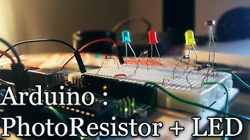 arduino : PhotoResistor + LED
