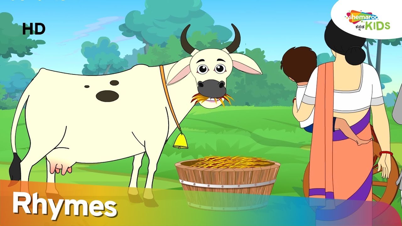 My Cow Rhyme in Kannada For Children Shemaroo Kids Kannada YouTube