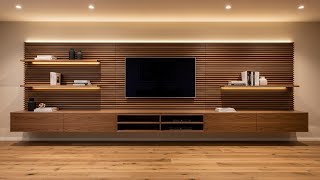 200 Modern TV Wall Unit Ideas 2025 | Floating Cabinet Designs & Stylish Living Room Design Ideas