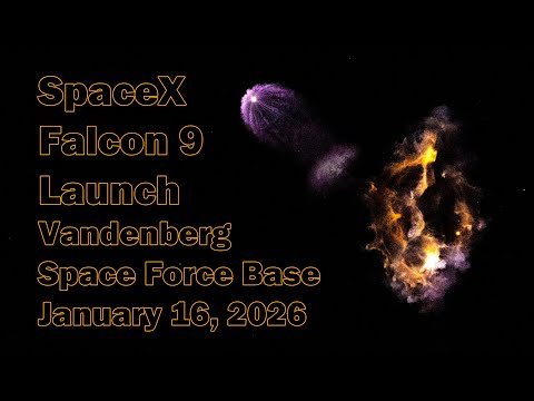 SpaceX Falcon 9 launch from Vandenberg Space Force Base