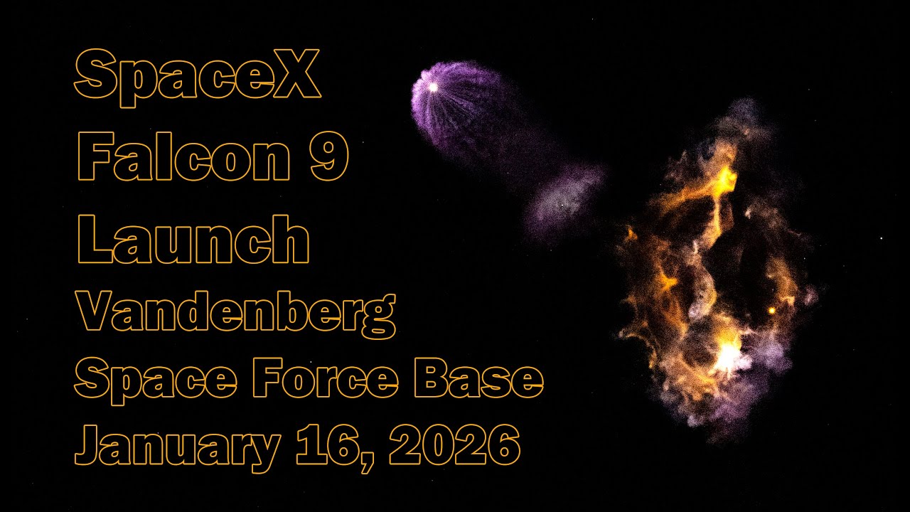 SpaceX Falcon 9 NROL 105 mission launch from Vandenberg Space Force Base