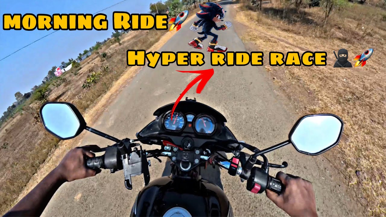 Morning Ride🥷🏻And H￼yper Village Ride🚀 With Honda Shine 125cc Bs6 ||