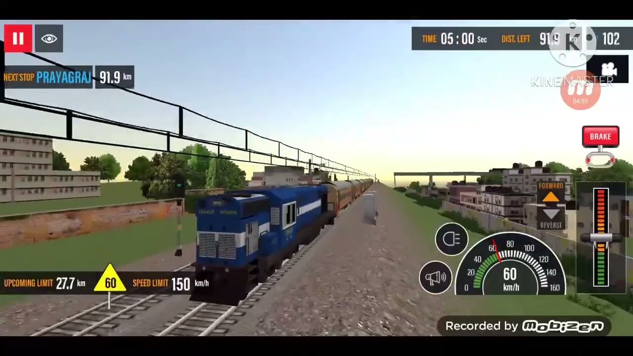 OKHA - BHAVNAGAR SUPERFAST EXPRESS | Real Vs Game S4 part 54 (ITS-2018 Android version)