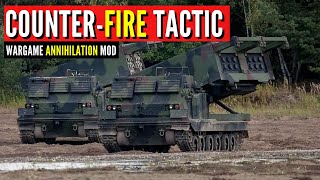 COUNTER-FIRE TACTIC l 2vs2 l WARGAME Annihilation MOD