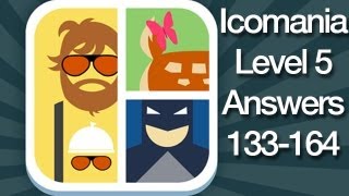 Icomania 133-164 Level 5 All Answers