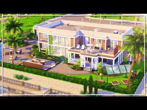 MODERN HILLS MANSION || The Sims 4: Speed Build (NO CC)