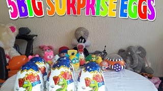 SURPRISE EGG OPENING BIG ELSA FROZEN (✿◠‿◠) Überraschungseier auspacken peppa pig SORPRESA