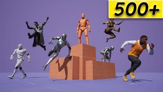 Unreal Motion Matching Sample Project  (500+ AAA Animations!)
