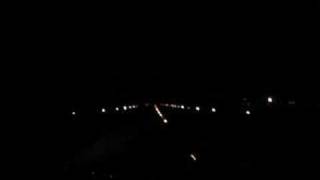 Landing 04 Rouen film from right seat (Night VFR)